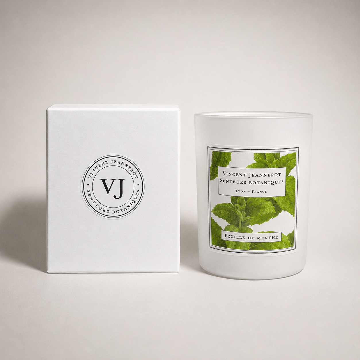 Bougie parfumée "Feuille de menthe"