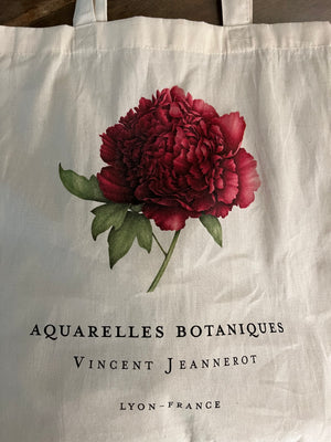 Totebag - Pivoine pourpre