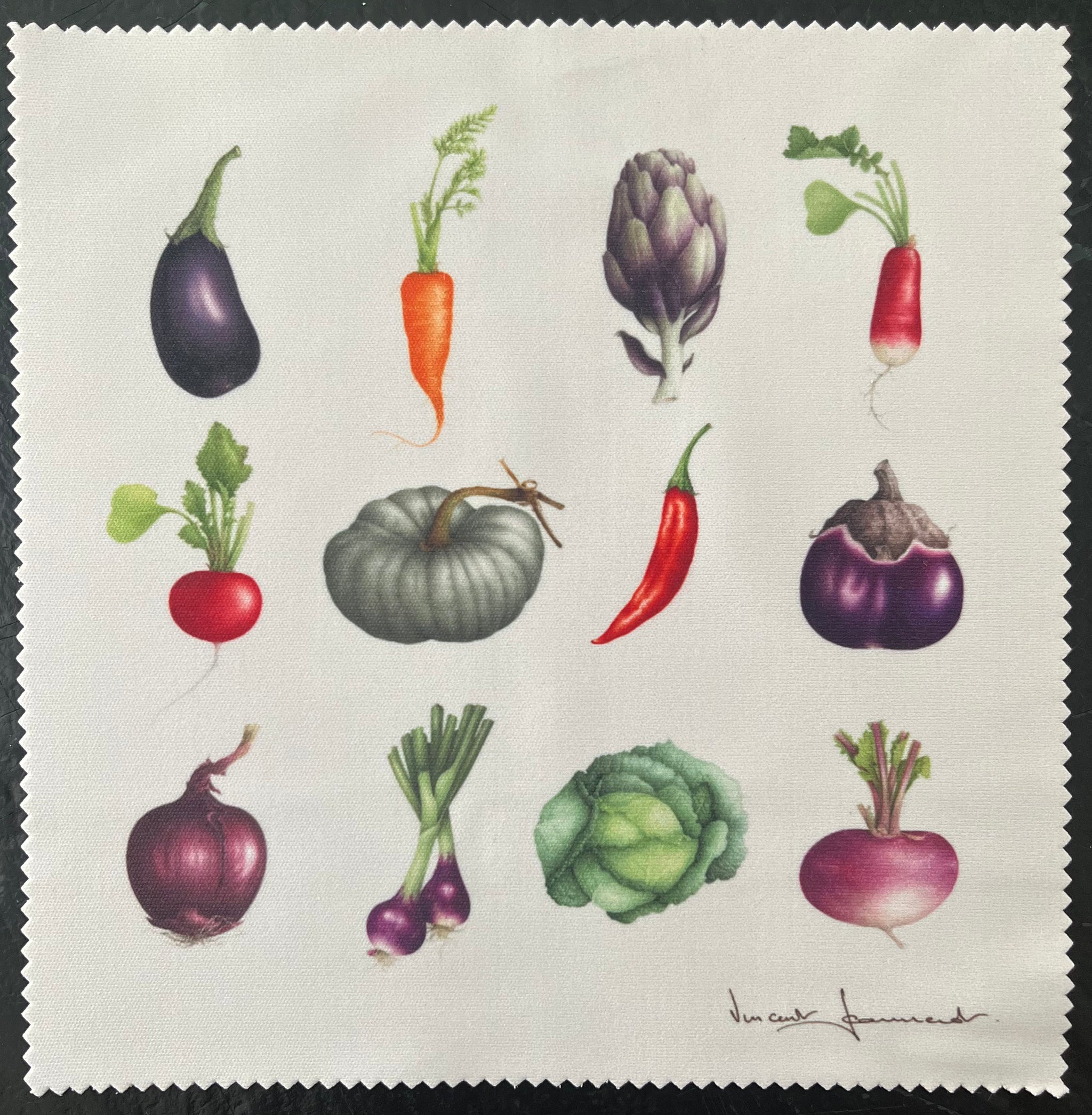Essuie lunettes "Multi légumes"