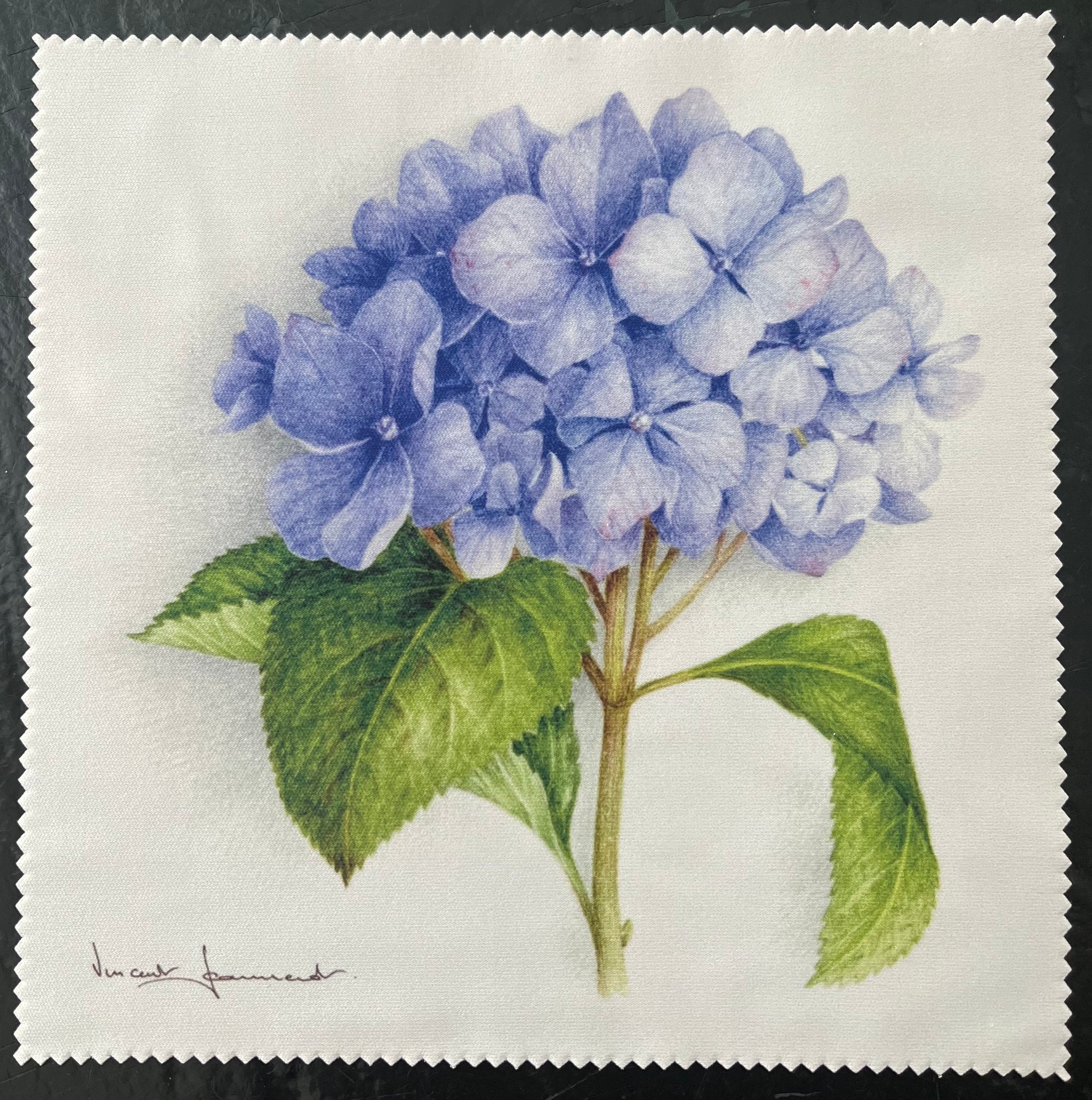 Essuie lunettes "Hortensia"