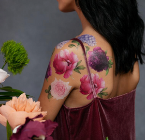 Tattoos - set de 8 fleurs
